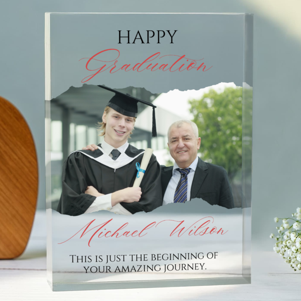 Printed Acrylic Block - Graduation