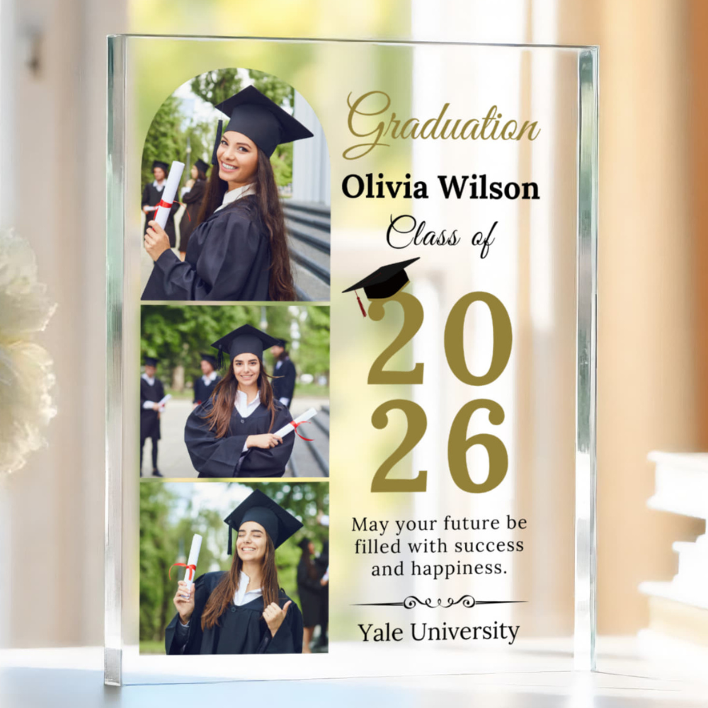 Printed Acrylic Block - Graduation