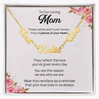 Multiple Name Necklace for Mom - Mother's Day Gift
