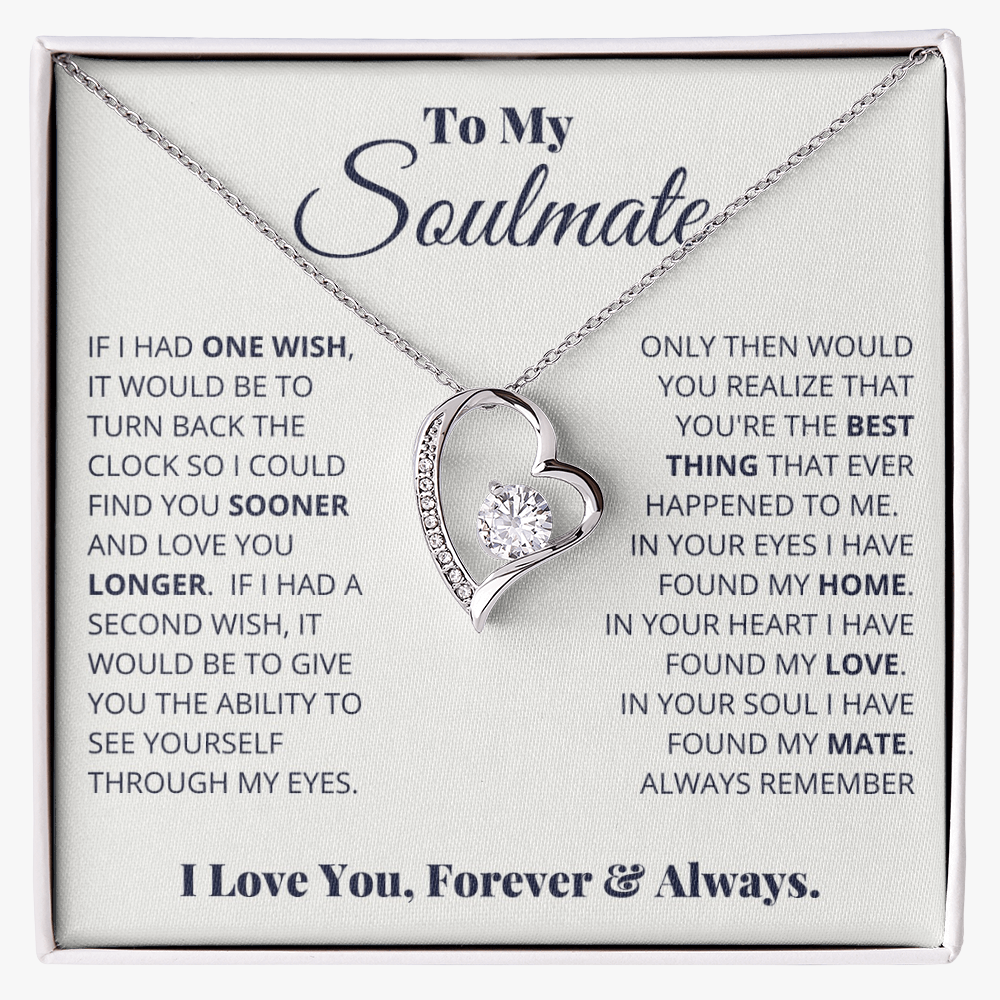 Forever Love Necklace for Soulmate - Mother's Day Gift