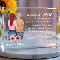 Funny Printed Acrylic Block for Mom - Mother's Day Gift
