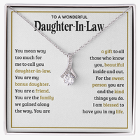 Alluring Beauty Necklace for Daughter-In-Law - Mother's Day Gift