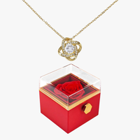 Love Knot with Rotating Rose Gift Box - Mother's Day Gift for Her