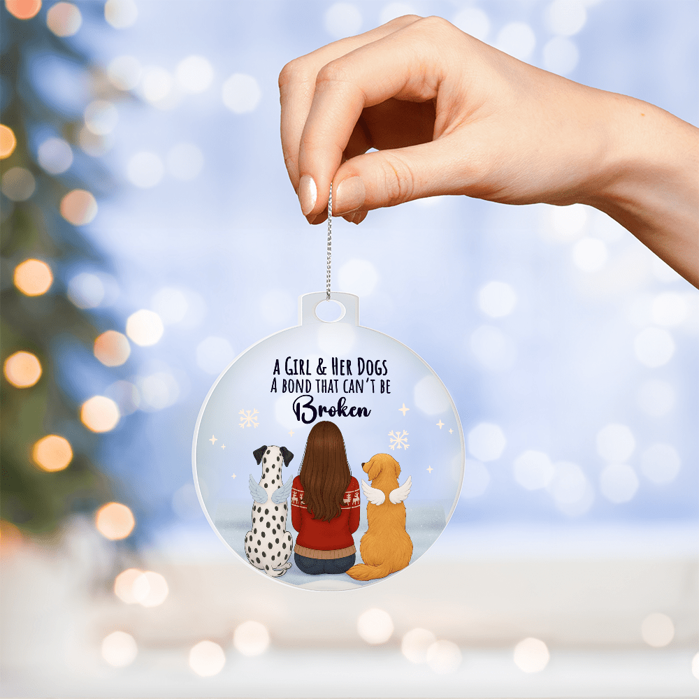 Acrylic Bulb Ornament - TreasuredTale