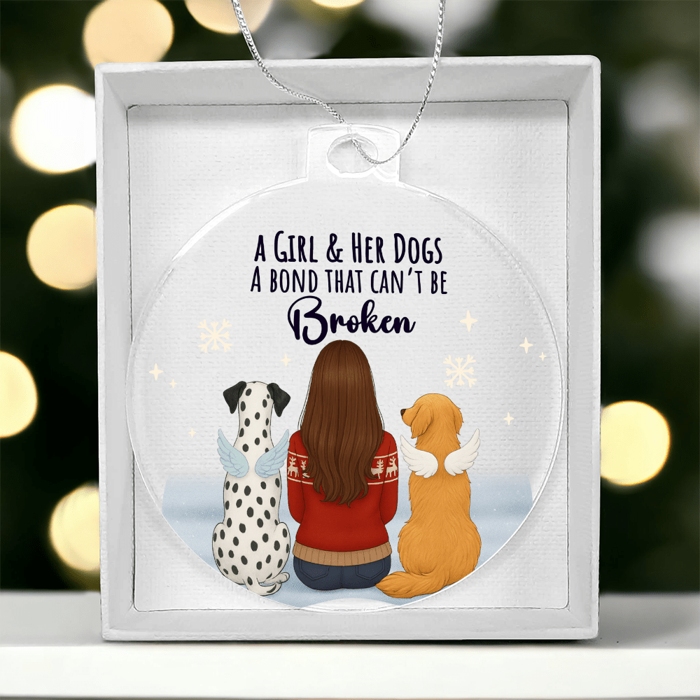 Acrylic Bulb Ornament - TreasuredTale