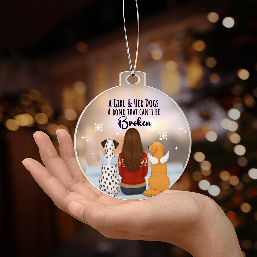 Acrylic Bulb Ornament - TreasuredTale