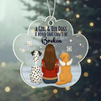 Acrylic Paw Ornament - TreasuredTale