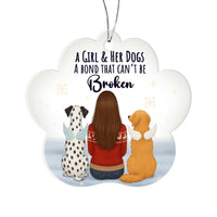 Acrylic Paw Ornament - TreasuredTale