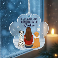 Acrylic Paw Ornament - TreasuredTale