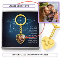 Buyer Upload Graphic Heart Keychain - Graduation, You Get Back Up