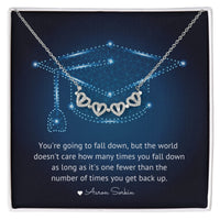 Magnetic Hearts Necklace - Graduation