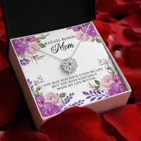 Funny Magnetic Hearts Necklace for Stepmother / Bonus Mom - Mother's Day Gift