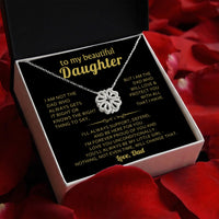 Magnetic Hearts Necklace for Daughter from Dad - Mother's Day Gift
