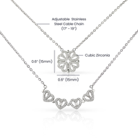 Magnetic Hearts Necklace - Graduation