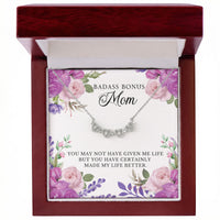 Funny Magnetic Hearts Necklace for Stepmother / Bonus Mom - Mother's Day Gift