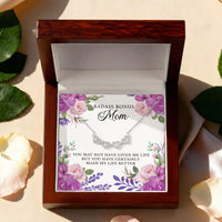 Funny Magnetic Hearts Necklace for Stepmother / Bonus Mom - Mother's Day Gift