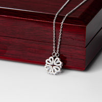 Funny Magnetic Hearts Necklace for Stepmother / Bonus Mom - Mother's Day Gift