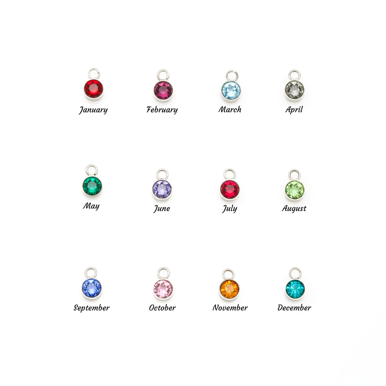 Custom Name Necklace with Birthstone for Mommy from Tummy - Mother's Day Gift