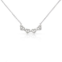 Magnetic Hearts Necklace - Mother's Day Gift for Her