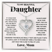 Love You Always Necklace for Daughter from Mom - Mother's Day Gift