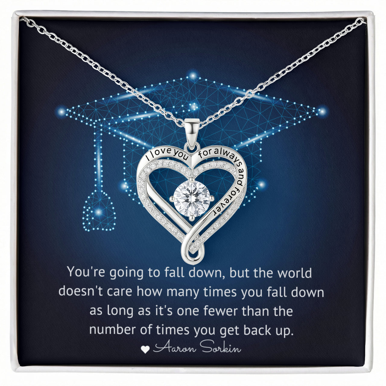 Love You Always Necklace - Graduation