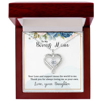 Love You Always Necklace for Stepmother / Bonus Mom from Daaughter - Mother's Day Gift