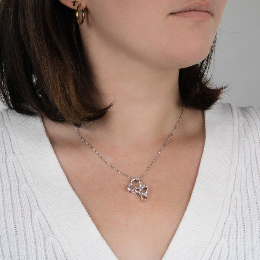 Heart-to-Heart Pendant Necklace for Stepmother / Bonus Mom - Mother's Day Gift