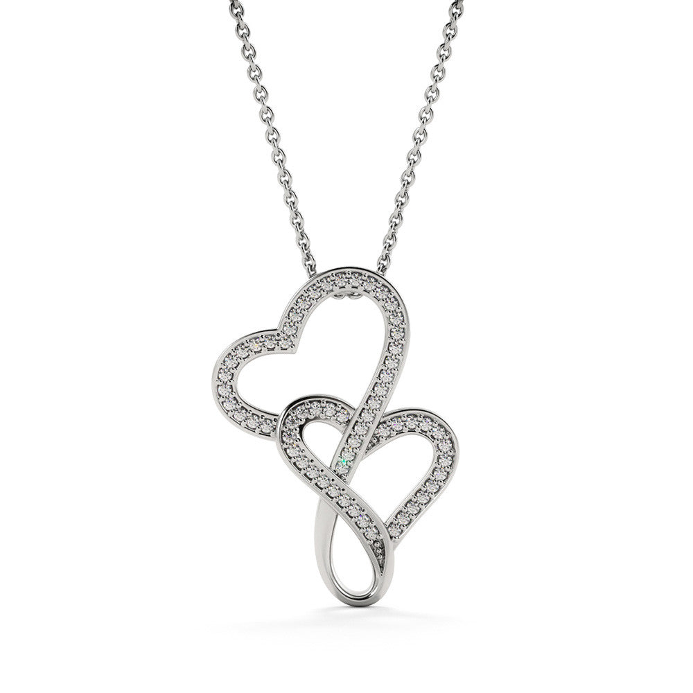 Heart-to-Heart Pendant Necklace for Stepmother / Bonus Mom - Mother's Day Gift