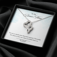 Heart-to-Heart Pendant Necklace for Stepmother / Bonus Mom - Mother's Day Gift