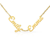 Multiple Name Necklace - Mother's Day Gift for Her