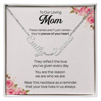 Multiple Name Necklace for Mom - Mother's Day Gift
