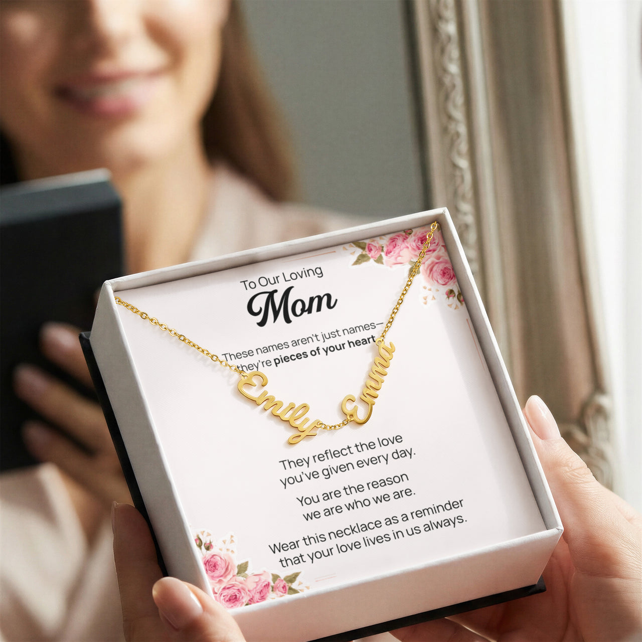 Multiple Name Necklace for Mom - Mother's Day Gift