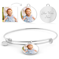 Buyer Upload Luxury Circle Bangle - Graduation, Religion, I Can Do All Things