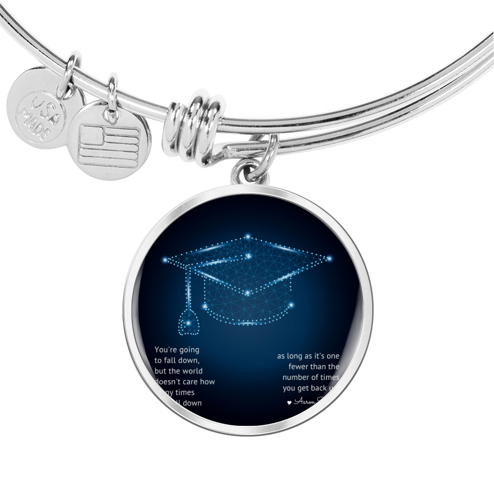 Buyer Upload Luxury Circle Bangle - Graduation, You Get Back Up