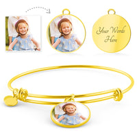 Buyer Upload Luxury Circle Bangle - Graduation, You Get Back Up