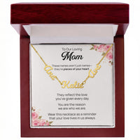 Multiple Name Necklace for Mom - Mother's Day Gift