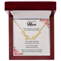 Multiple Name Necklace for Mom - Mother's Day Gift