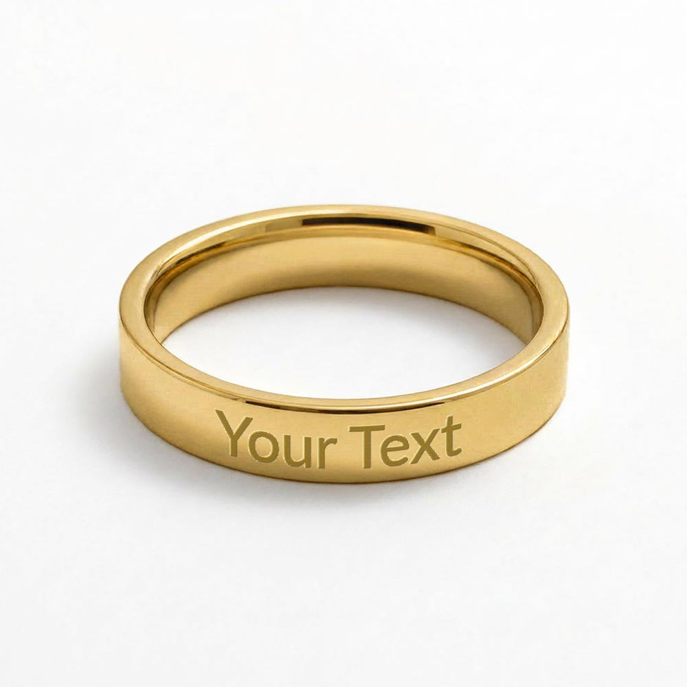 Engraved Ring with Message Card for Daughter - Mother's Day Gift