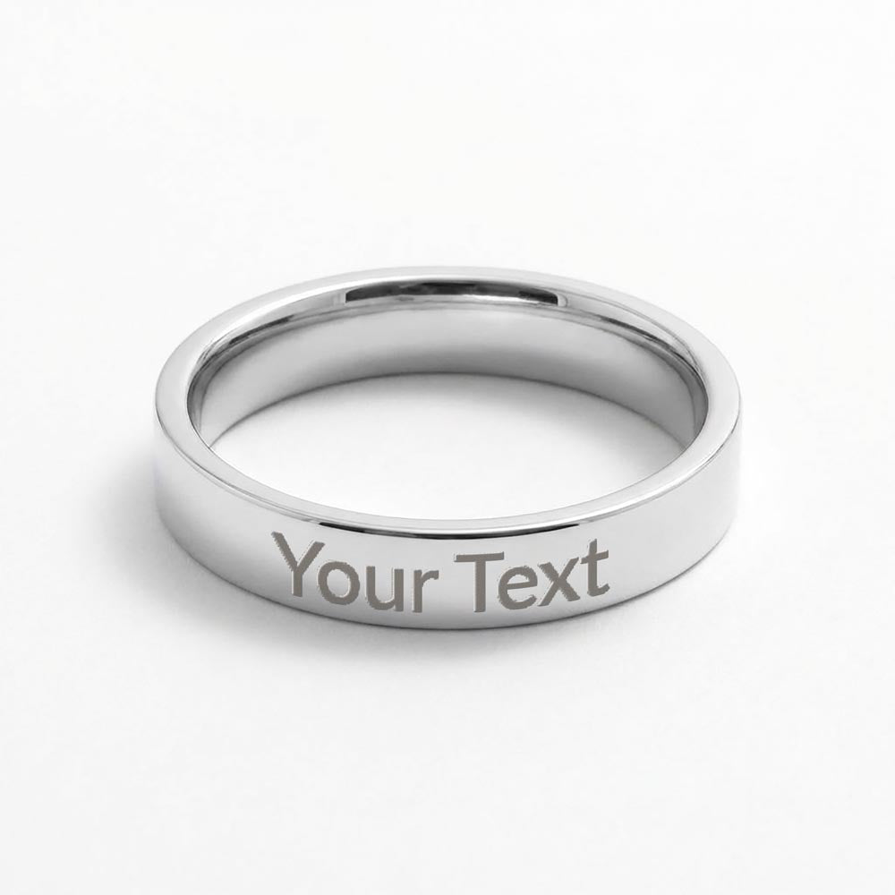 Engraved Ring with Message Card for Mom from Son - Mother's Day Gift