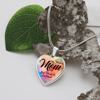 Luxury Graphic Heart Necklace for Mom - Mother's Day Gift - My Precious Mom My Best Friend & Confidant