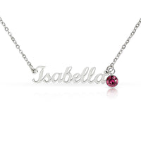 Custom Name Necklace with Birthstone - Mother's Day Gift for Her
