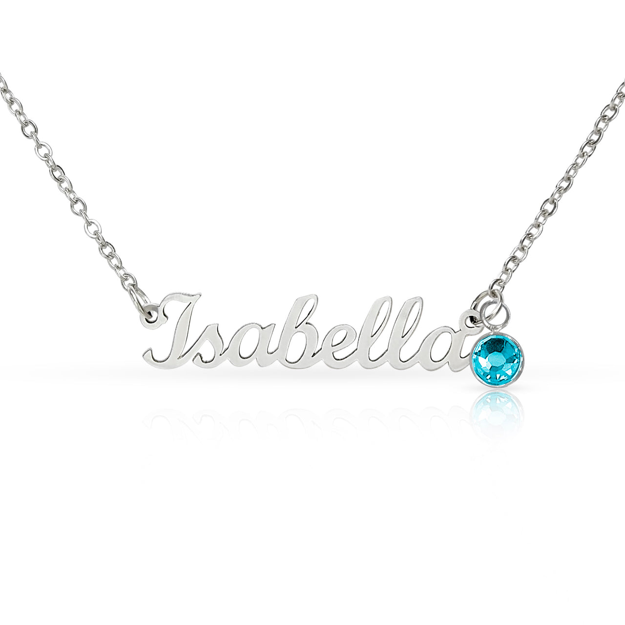 Custom Name Necklace with Birthstone - Mother's Day Gift for Her