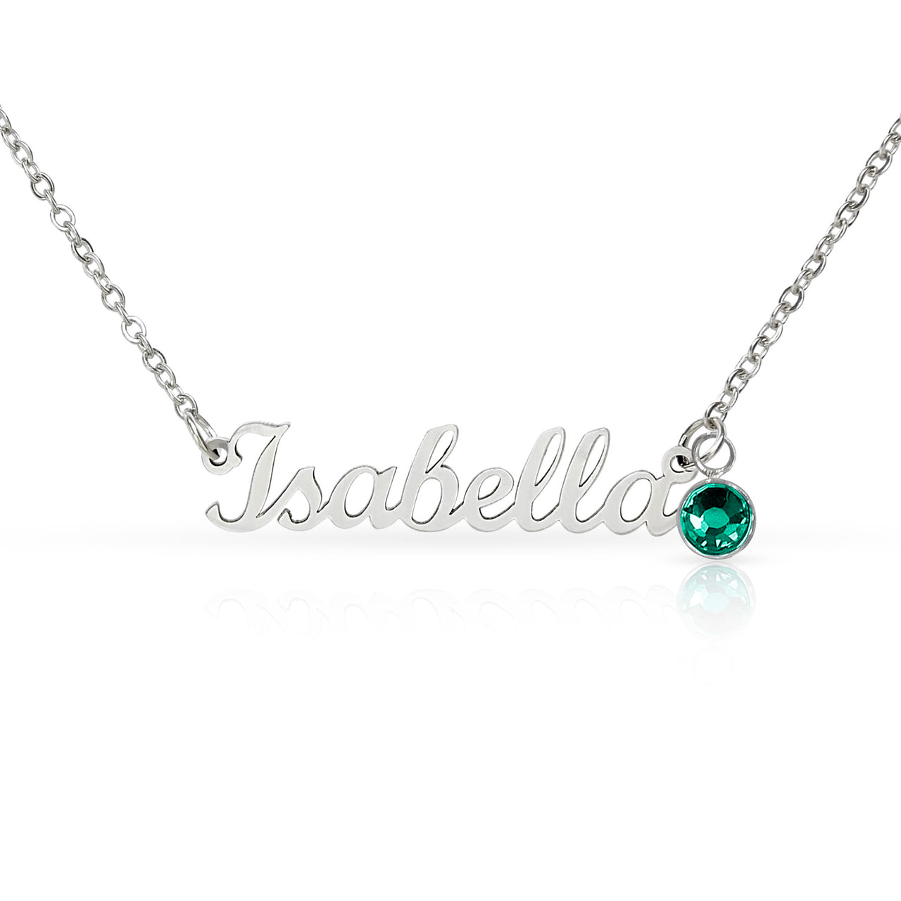 Custom Name Necklace with Birthstone - Mother's Day Gift for Her