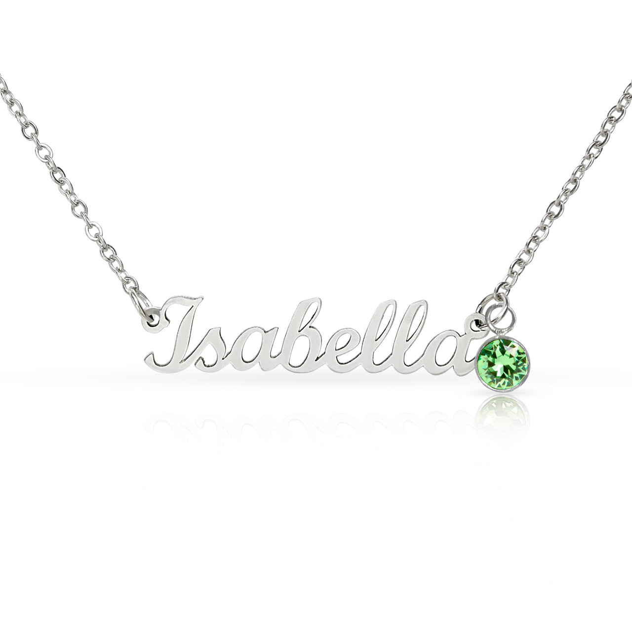 Custom Name Necklace with Birthstone - Mother's Day Gift for Her