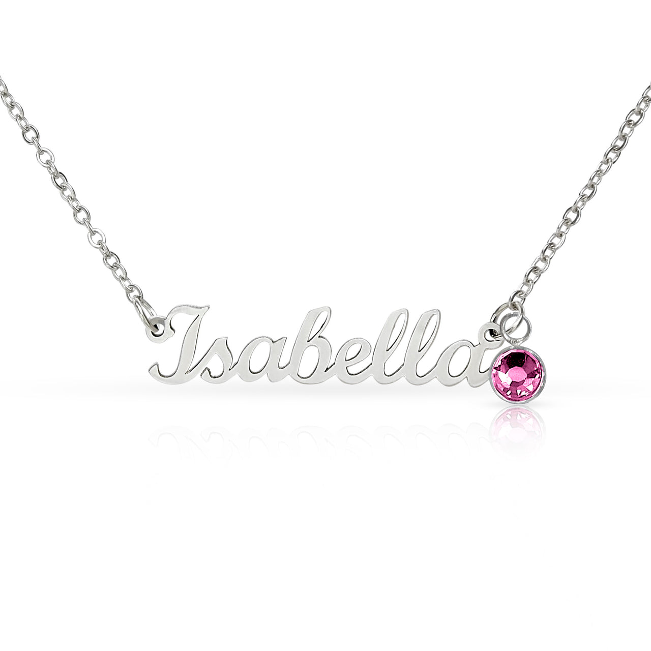 Custom Name Necklace with Birthstone - Mother's Day Gift for Her