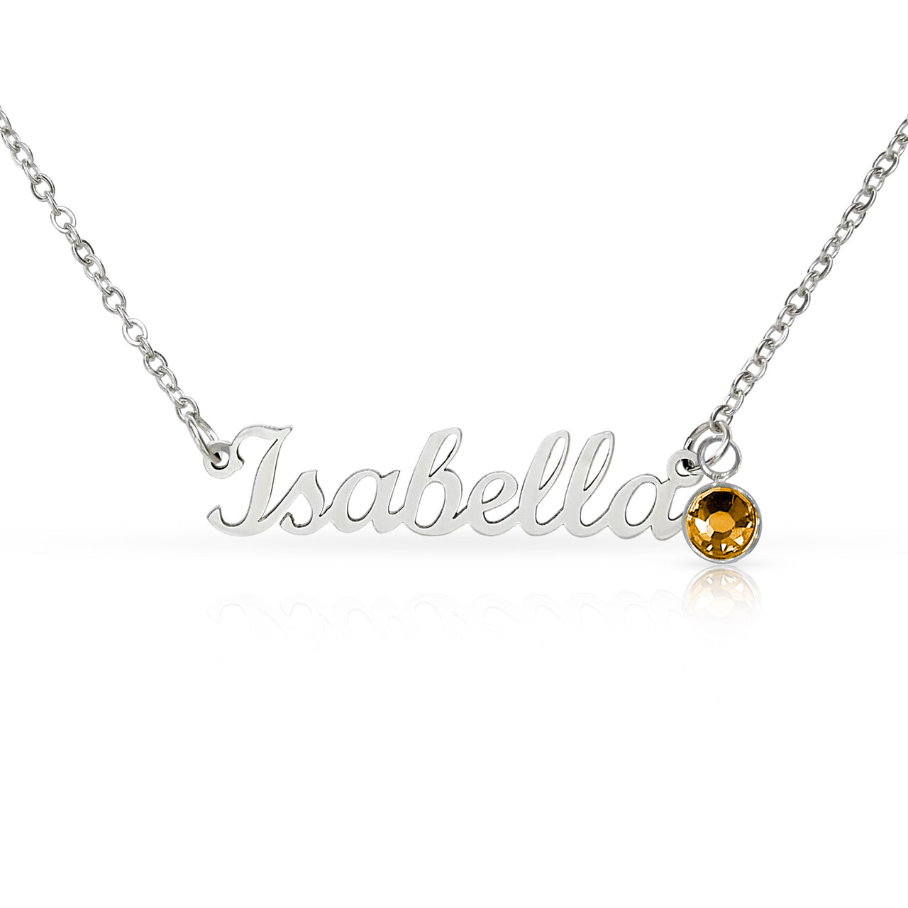 Custom Name Necklace with Birthstone - Mother's Day Gift for Her