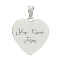 Luxury Graphic Heart Necklace for Mom - Mother's Day Gift - My Precious Mom My Best Friend & Confidant