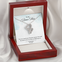 Heart-to-Heart Pendant Necklace for Stepmother / Bonus Mom - Mother's Day Gift