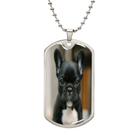 Dog Tag Photo Necklace