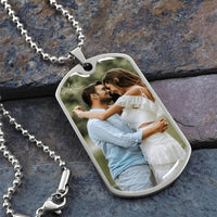 Luxury Graphic Dog Tag Necklace